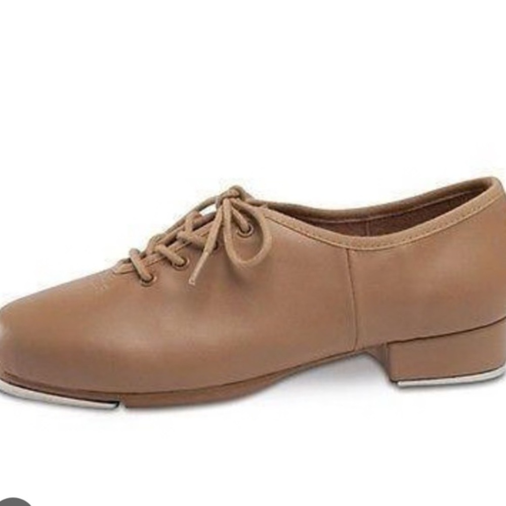 Lace up tan tap shoes/ brand new. No box